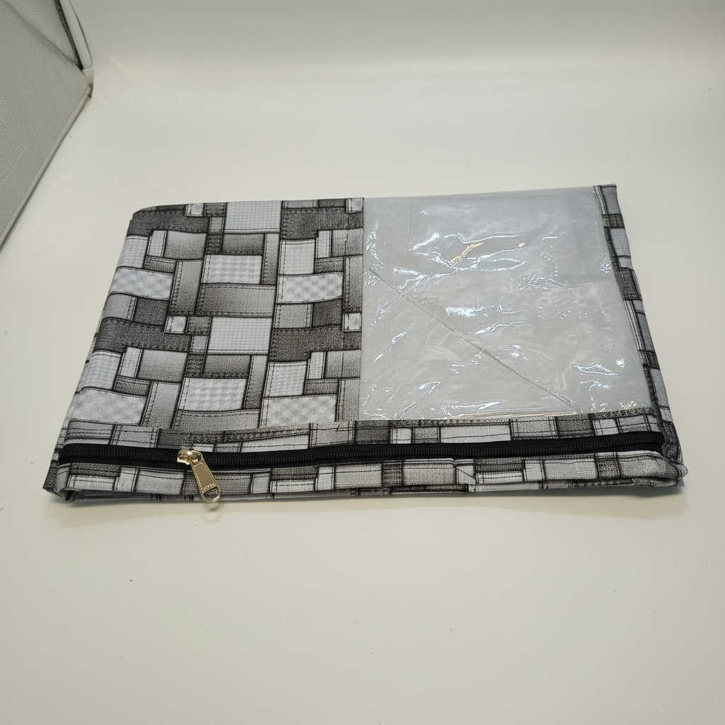 Washing Machine Cover 10 Kg - Side Angle Zipper Detail