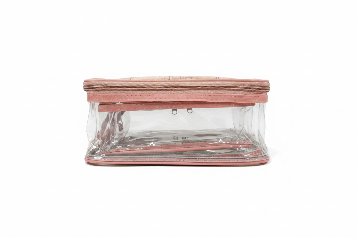 Pink Clear Organizer - White Background